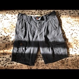 Hollister Navy Cargo Shorts